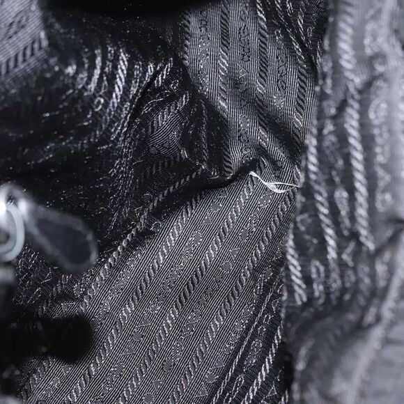 Prada Bow Convertible Tote Tessuto Black Nylon Handbag (Pre-Owned) - Picture 5 of 16